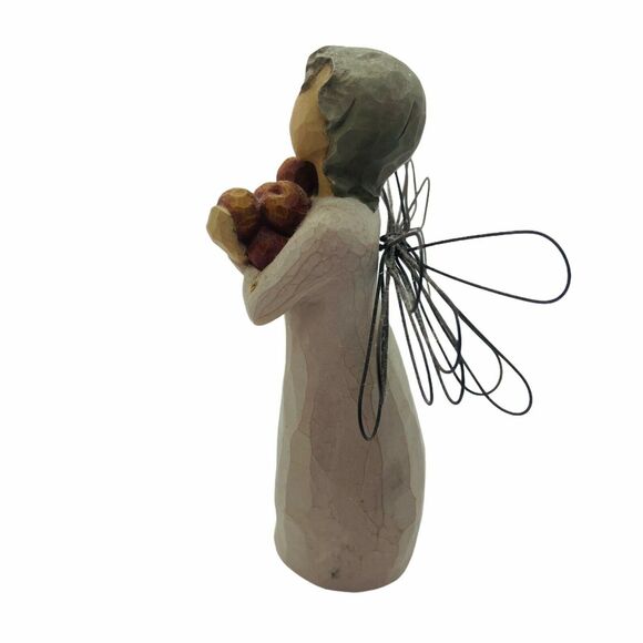 Willow Tree Good Health Angel Figurine 2003 Susan Lordi Harvest Apples Angel - Picture 6 of 16